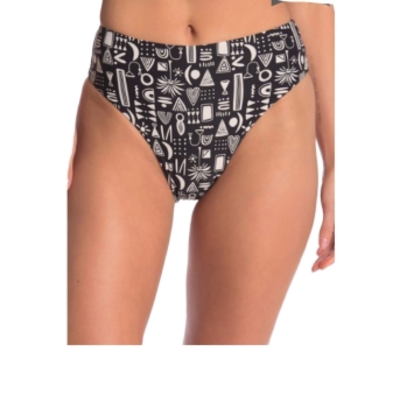 𝅺ONIA SABRINA HIGH WAIST GEO BIKINI BOTTOMS NWT - Picture 6 of 10